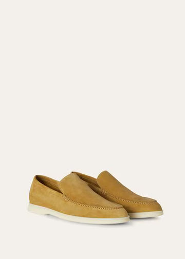 Loro Piana Summer Charms Walk Loafer Dijon Mustard Yellow
