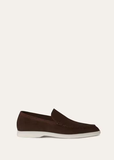 Loro Piana Summer Charms Walk Loafer Chocolate