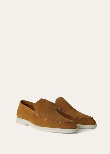 Loro Piana Summer Charms Walk Loafer Tan