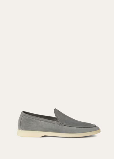 Loro Piana Summer Charms Walk Loafer Gull Gray