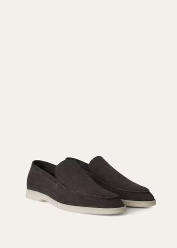 Loro Piana Summer Charms Walk Loafer Caviar