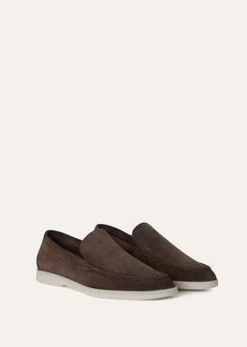 Loro Piana Summer Charms Walk Loafer Warm Gray
