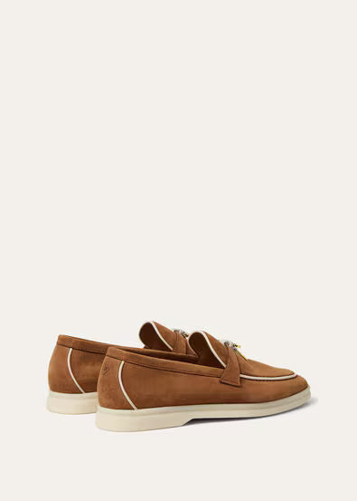 Loro Piana Summer Charms Walk Loafer Colour Vicuna