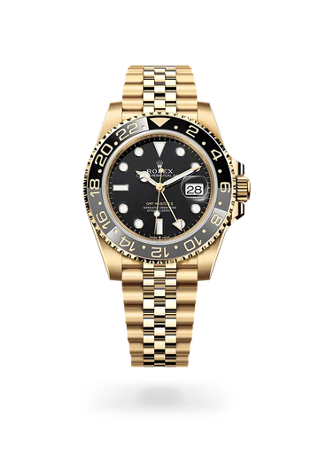 Rolex GMT-Master II 40mm Yellow Gold Black Dial Luxury Watch