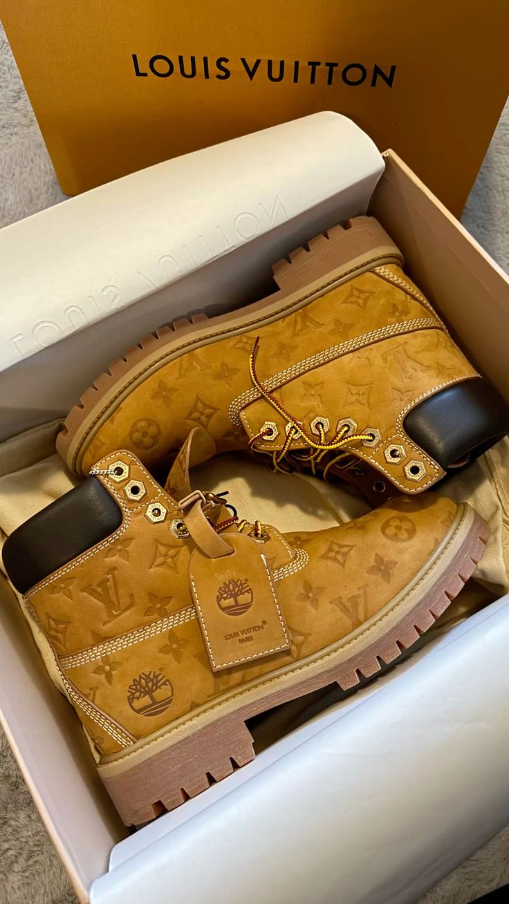 Louis Vuitton Ankle Boot Timberland Wheat