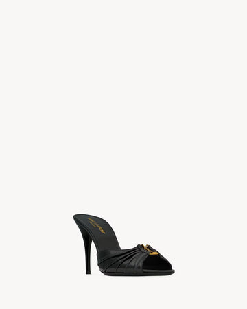 YSL Sandals BABYLONE mules in smooth leather