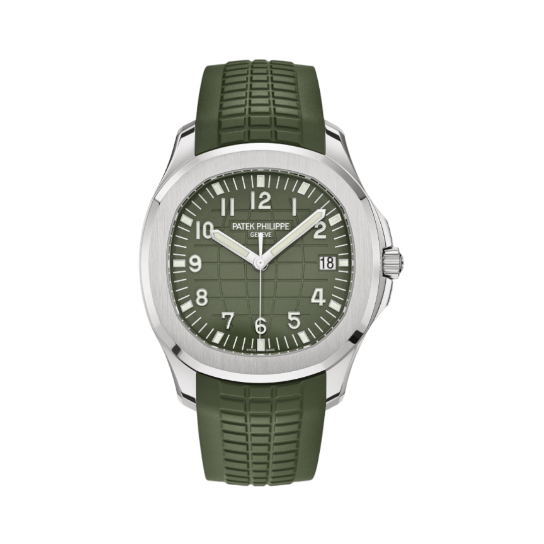 Patek Philippe Aquanaut Jumbo Khaki Green Dial Men's Luxury Watch