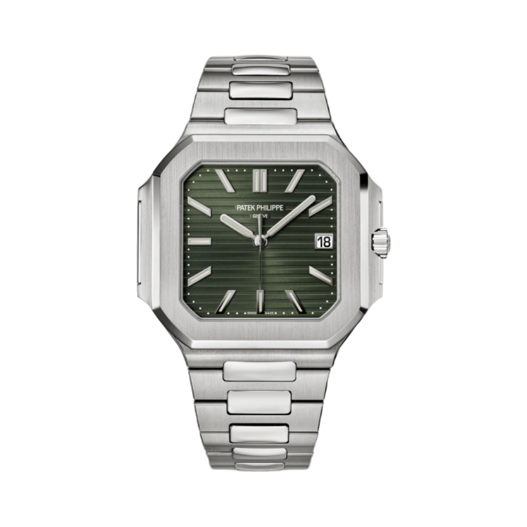 Patek Philippe Cubitus Self-Winding Watch with Elegant Green Dial