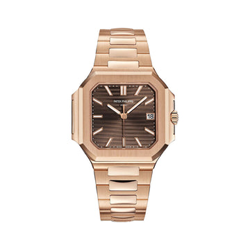 Patek Philippe Cubitus Rose Gold Brown Dial Men's Watch