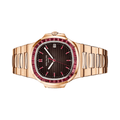Patek Philippe Nautilus Luxury Watch with Elegant Brown Dial Finish