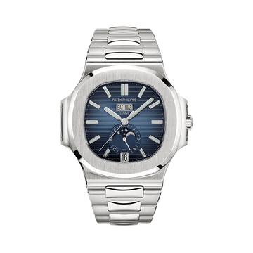 Patek Philippe Nautilus Luxury Watch with Gradient Blue Dial Finish