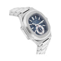 Patek Philippe Nautilus Luxury Watch with Blue Grey Dial Finish