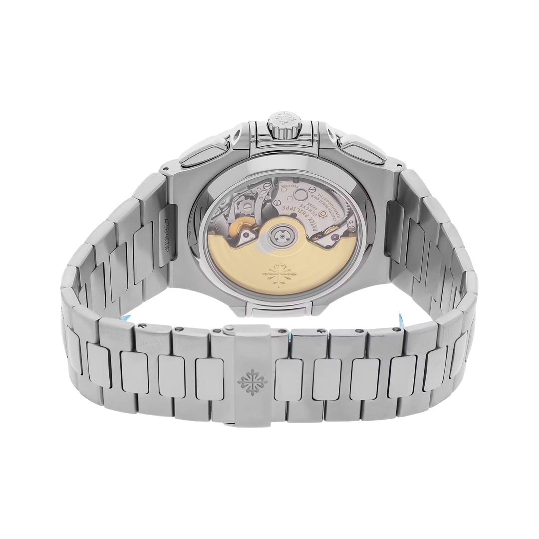 Patek Philippe Nautilus Luxury Watch with Blue Grey Dial Finish
