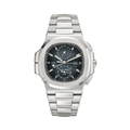 Patek Philippe Nautilus Style Watch with Sunburst Blue Dial