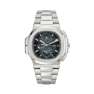 Patek Philippe Nautilus Style Watch with Sunburst Blue Dial