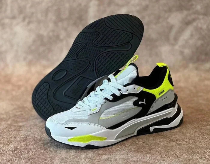 Puma Rs-Fast Limiter White-Harbor Mist-Yellow Alert