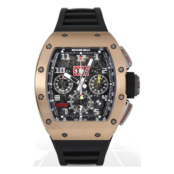 Richard Mille RM011 Felipe Massa Automatic Rose Gold Titanium Watch