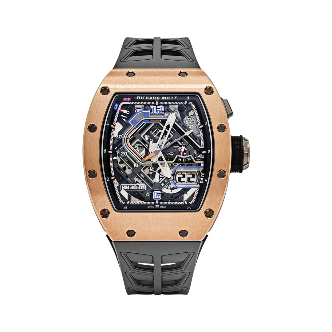 Richard Mille RM30-01 TI RG Automatic Luxury Men's Watch