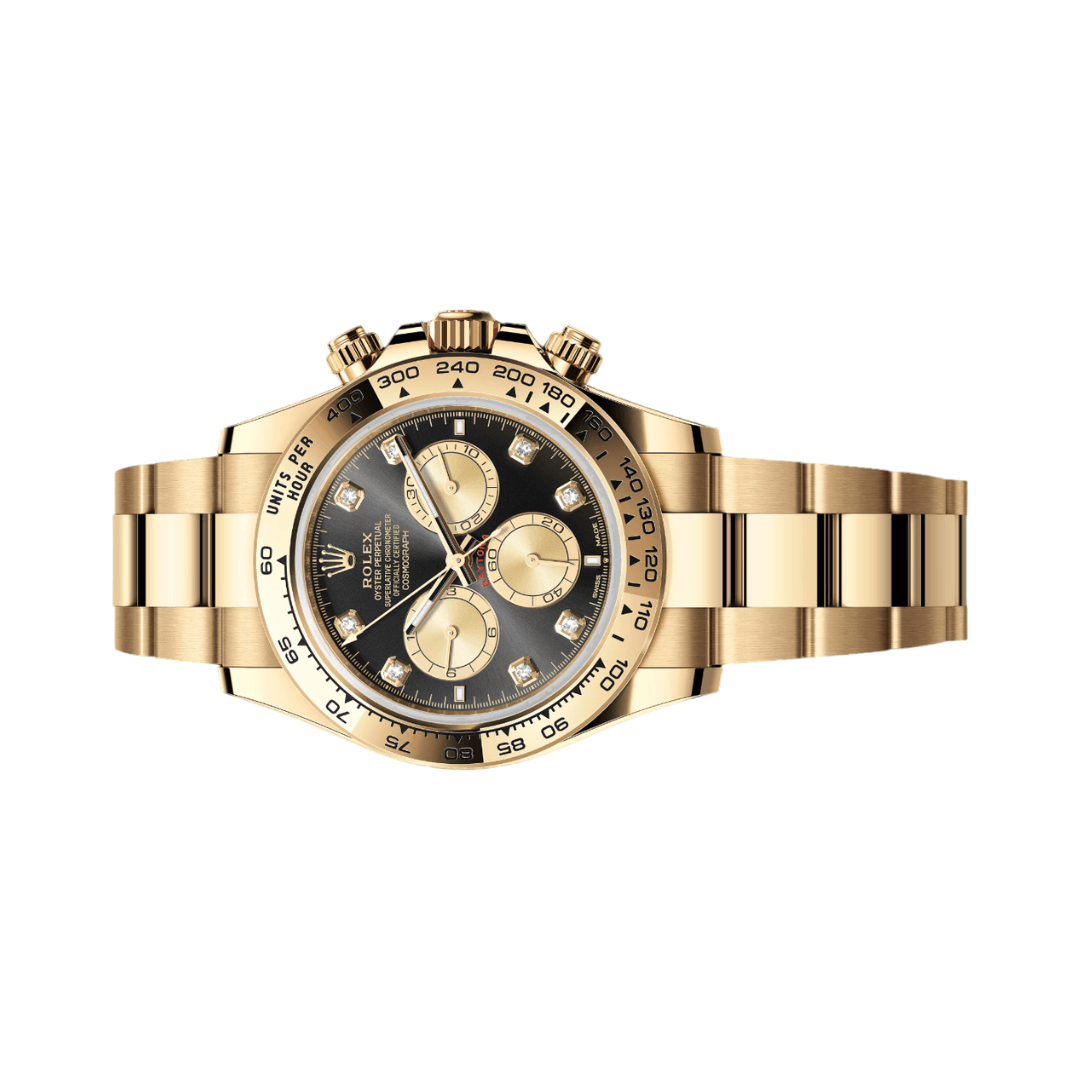 Rolex Cosmograph Daytona Black Diamond Dial Luxury Men's Watch