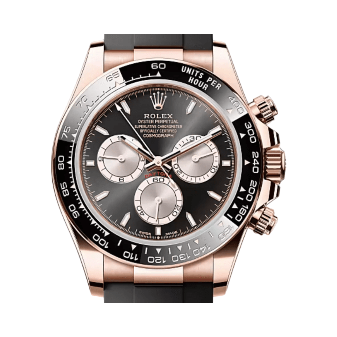 Rolex Cosmograph Daytona Everose Gold Watch With Black Dial
