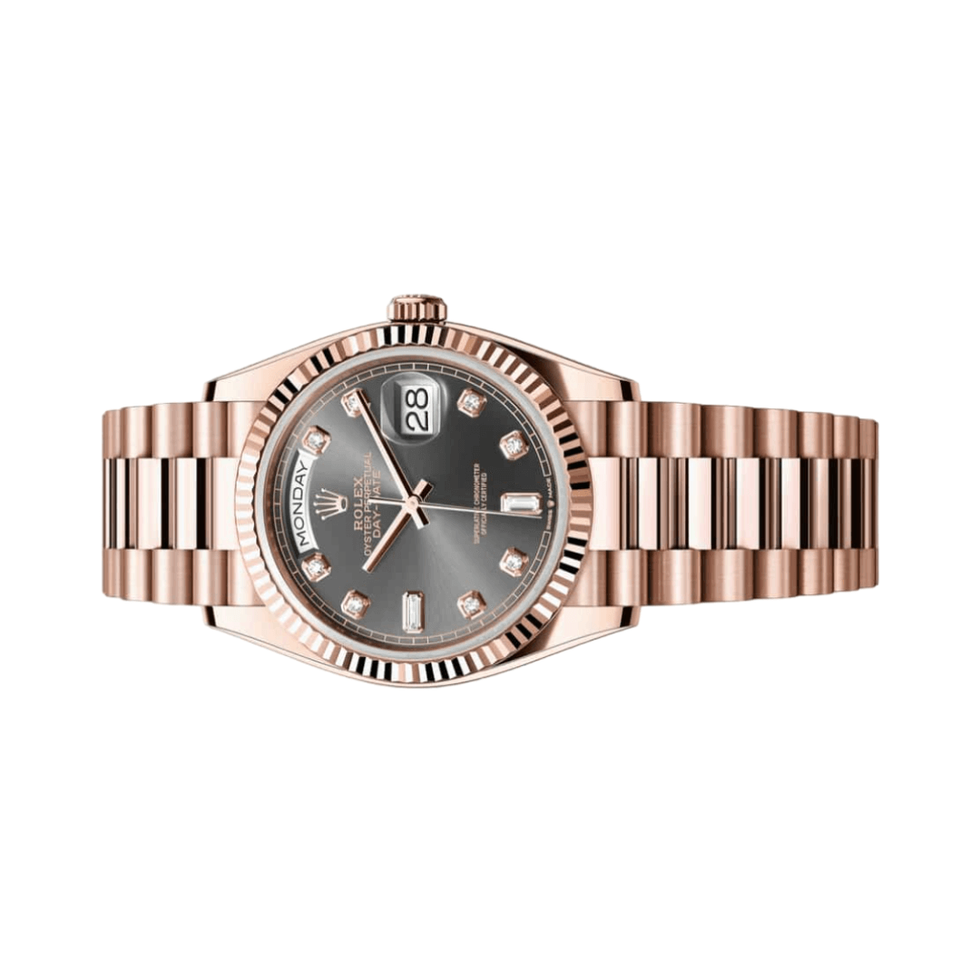 Rolex Day-Date 36 President Slate Gray Dial Luxury Watch