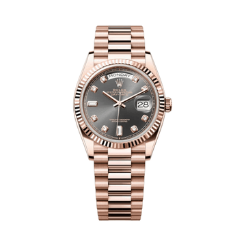 Rolex Day-Date 36 President Slate Gray Dial Luxury Watch