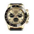 Rolex Daytona 116518LN Gold Champagne Black Dial Men's Luxury Watch