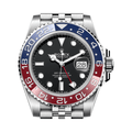 Rolex GMT Master II Black Dial Luxury Stainless Steel Watch