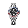 Rolex GMT Master II Black Dial Luxury Stainless Steel Watch