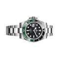 Rolex Oyster Perpetual GMT-Master II Watch with Black Dial Finish