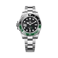 Rolex Oyster Perpetual GMT-Master II Watch with Black Dial Finish