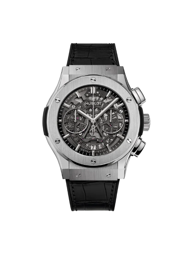 HUBLOT 525.NX.0170.LR – CLASSIC FUSION AEROFUSION TITANIUM AUTOMATIC SKELETON DIAL MEN’S WATCH