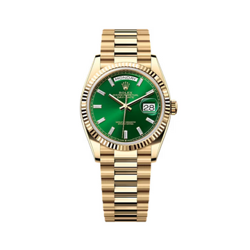 Rolex Day-Date 36mm Women's Automatic Watch with Carnelian Dial
