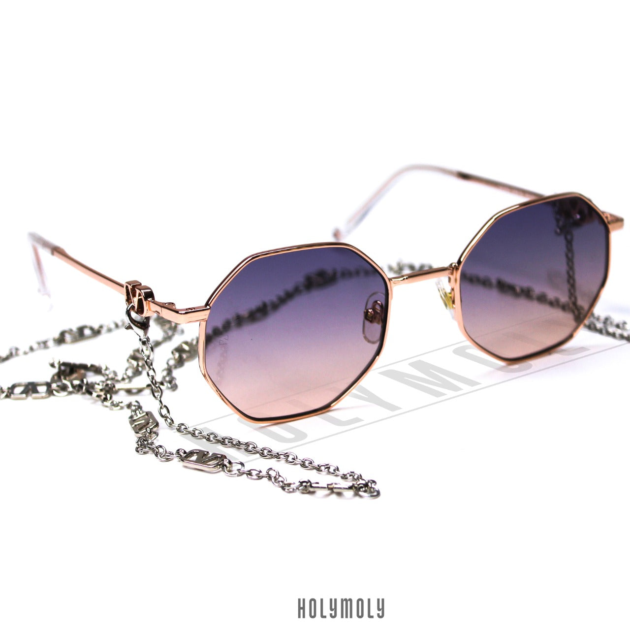 Valentino VLogo neck-chain sunglasses
