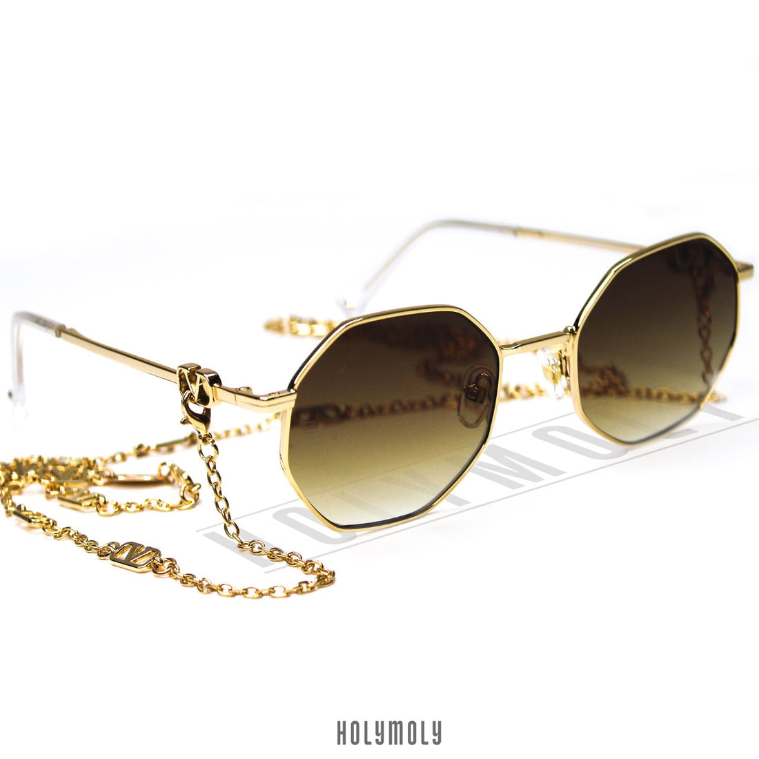 Valentino VLogo neck-chain sunglasses