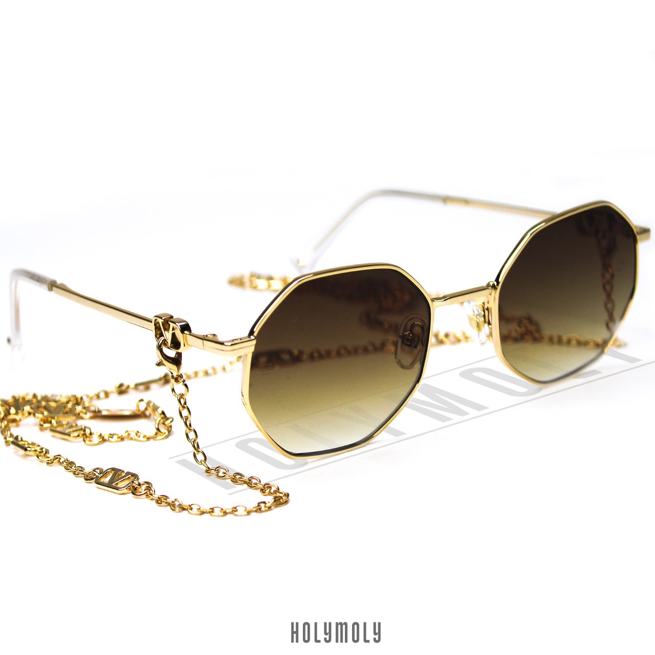 Valentino VLogo neck-chain sunglasses