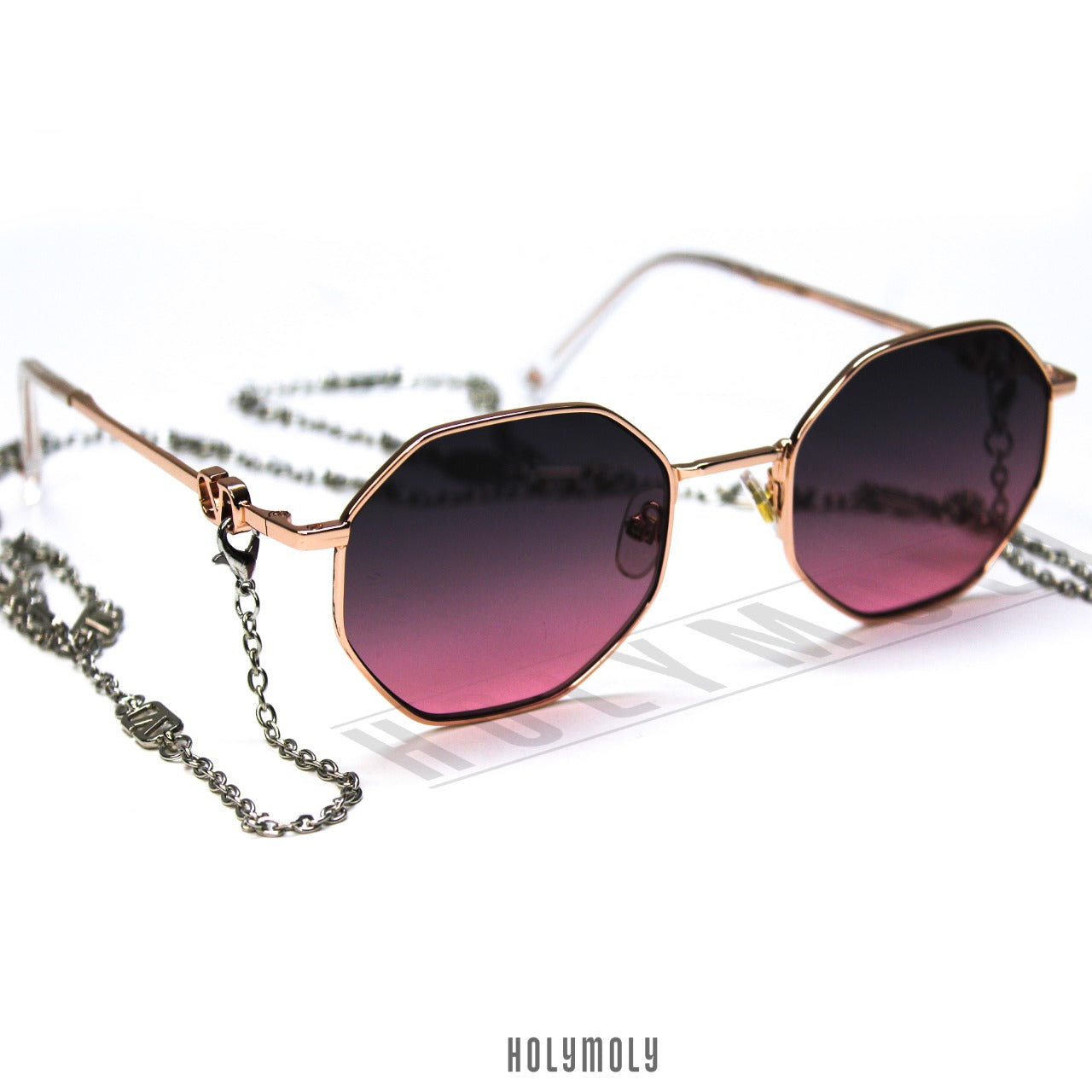 Valentino VLogo neck-chain sunglasses