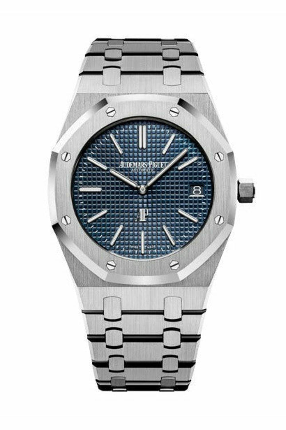 Audemars Piguet Royal Oak Jumbo Extra-Thin 39mm Smoked Blue Watch