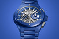 HUBLOT BIG BANG INTEGRATED BLUE INDIGO CERAMIC Limited Edition 250 pieces 451.EX.5129.EX