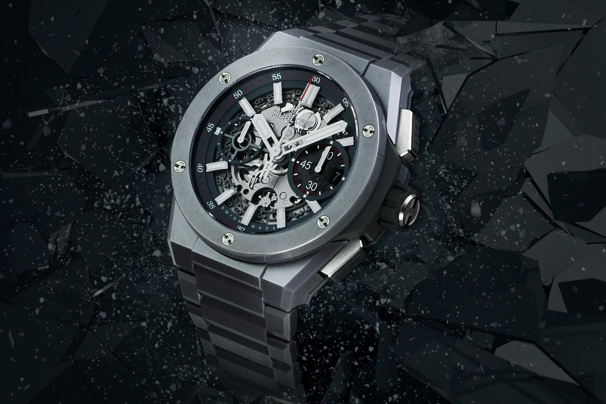HUBLOT BIG BANG INTEGRATED GREY CERAMIC 451.FX.6923.FX