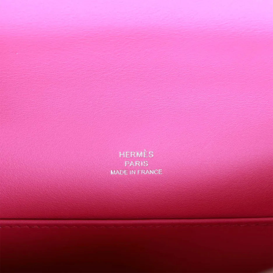 Hermès Kelly Pochette Magnolia Swift Palladium Hardware