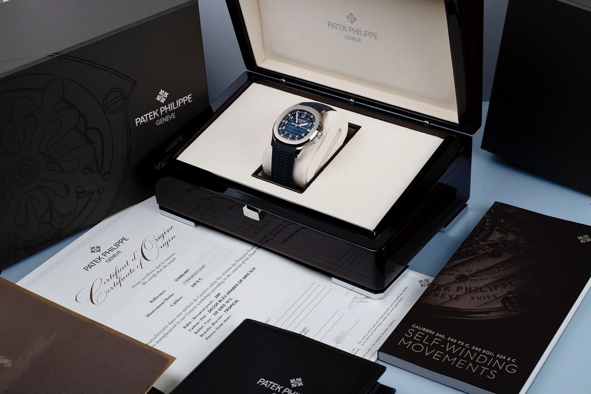 Patek Philippe 5168G Aquanaut Blue embossed - New