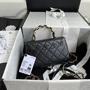 CHANEL Mini Flap Bag with Top Handle