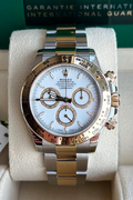 Rolex Cosmograph Daytona Two Tone Oystersteel Yellow Gold Watch 40mm