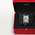 TANK AMÉRICAINE WATCH Large model, steel, leather