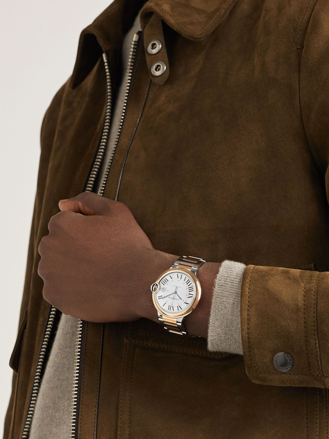 Automatic 42mm 18-Karat Rose Gold and Stainless Steel Watch, Ref. No. W2BB0034