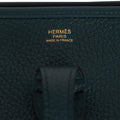 Hermès Evelyne PM Vert Cypress Clemence Gold Hardware
