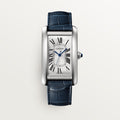 TANK AMÉRICAINE WATCH Large model, steel, leather
