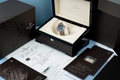 Patek Philippe 5740/1G Nautilus Perpetual Calendar Blue sunburst - New