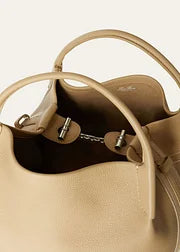 Loro Piana Large Bale bag Grained Calfskin